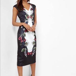 Ted Baker Darnet Bejeweled Shadows BodyCon Dress